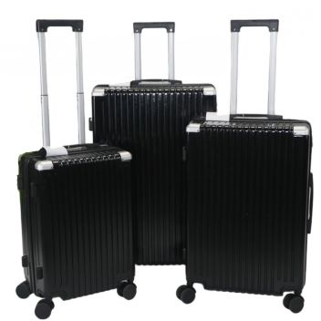 Σετ βαλίτσες 3 τεμαχίων 20″-24″-28″ – σκληρές, ελαφριές & ανθεκτικές Μαύρο